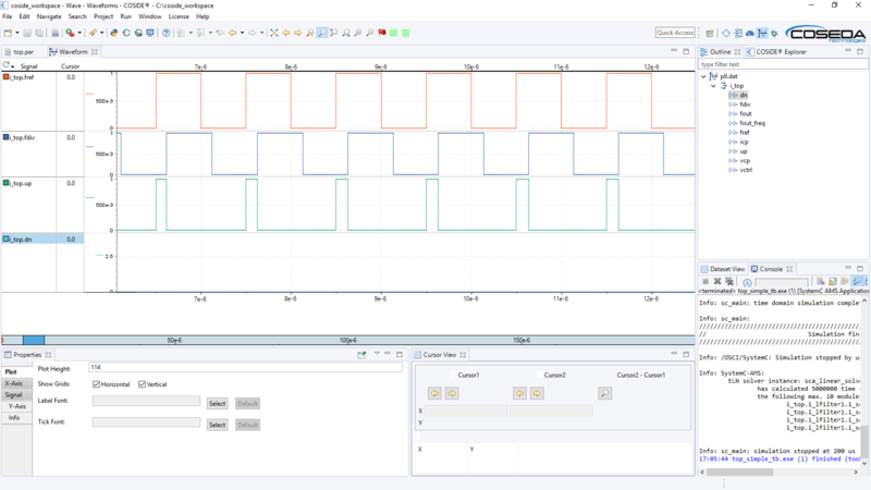 Testbench do Detector de Desvio de Frequência